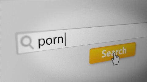 Porn Typing Into Search Engine On Stock Footage Video (100% Royalty