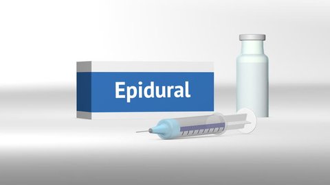 Epidural Injection concept