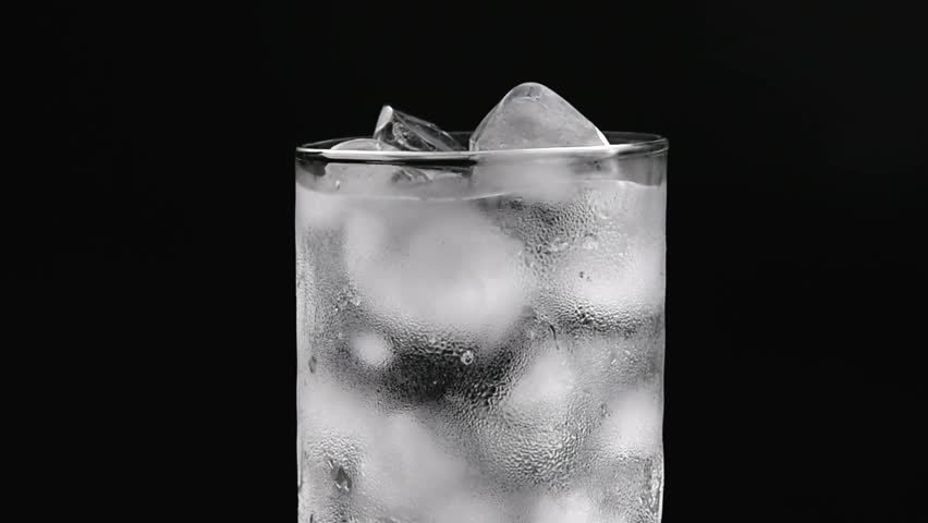 Glass Cup With Ice And Stock Footage Video 100 Royalty Free Shutterstock