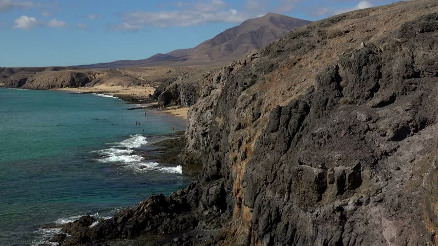 Beach at Playa Del Pozo, Stock Footage Video (100 Royaltyfree