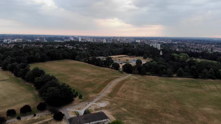 Drone Aerial View City Of Coventry England