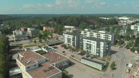 Aerial footage from klaukkala, Finland.
