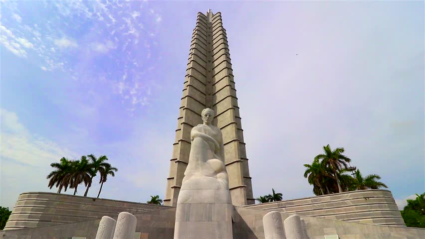 Monumento a José Martí (José Martí Memorial), was a Cuban National Hero and important figure in Latin American, in front of the Plaza de la Revolución (Revolution Square), Vedado, Havana, Cuba.