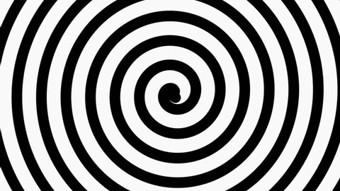 black white psychedelic optical illusion abstract Stock Footage Video ...