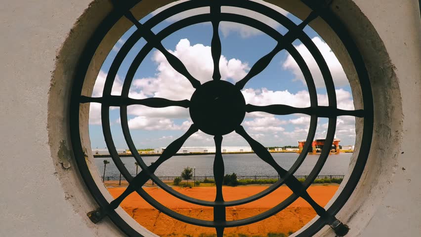 TimeLapse of the sky through a window in Pascagoula, Mississippi