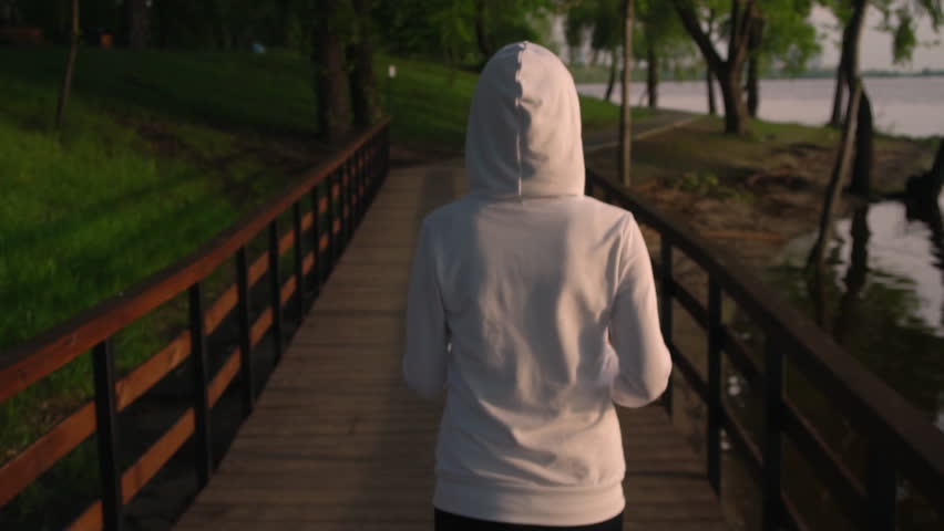 ladies running hoodie