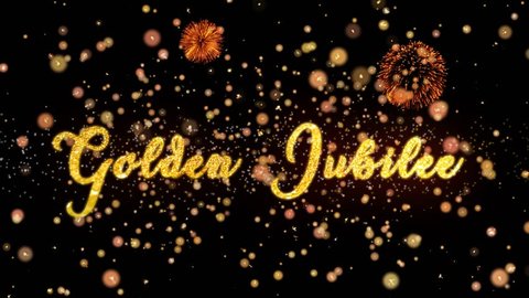 golden jubilee celebration background