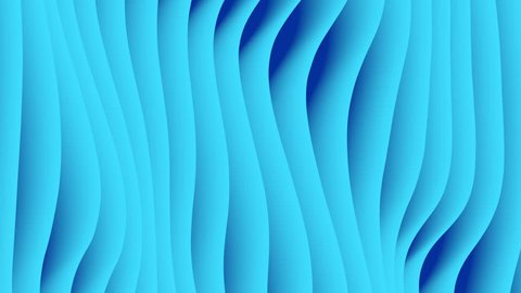 Colorful wave gradient loop animation. Future geometric patterns motion background. 3d rendering. 4k UHD
