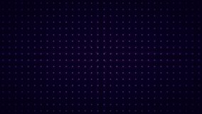 Electric lamps, color abstraction, loop, square. Square modern virtual led animation background