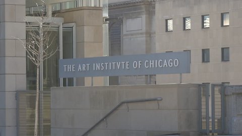 Chicago, United States - June, 2017: The Art Institute of Chicago sign