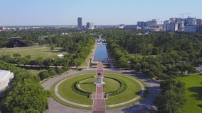 Houston Medical Center Park Aerial Drone Footage