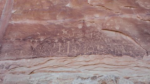Petroglyph Panel at Mesa Verde, CO