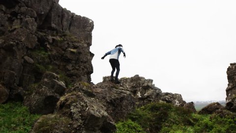 Jumping through Iceland 