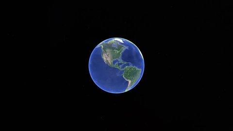 Finland with flag. 3d earth in space - zoom in Finland outer, created using ultra high res NASA