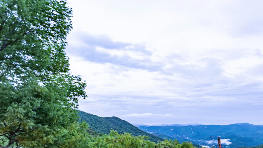 TL Seven Devils Sunset Falls Over Blue Ridge Mountains