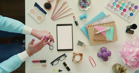 School Stationery On Pink Background Back Stock Photo (Edit Now) 1137745667