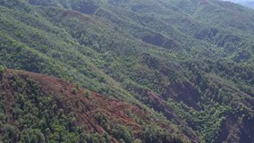 Aerial footage Kauai, mountains Ultra HD