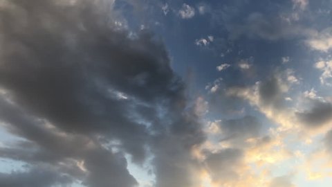 Timelapse of sky after a storm