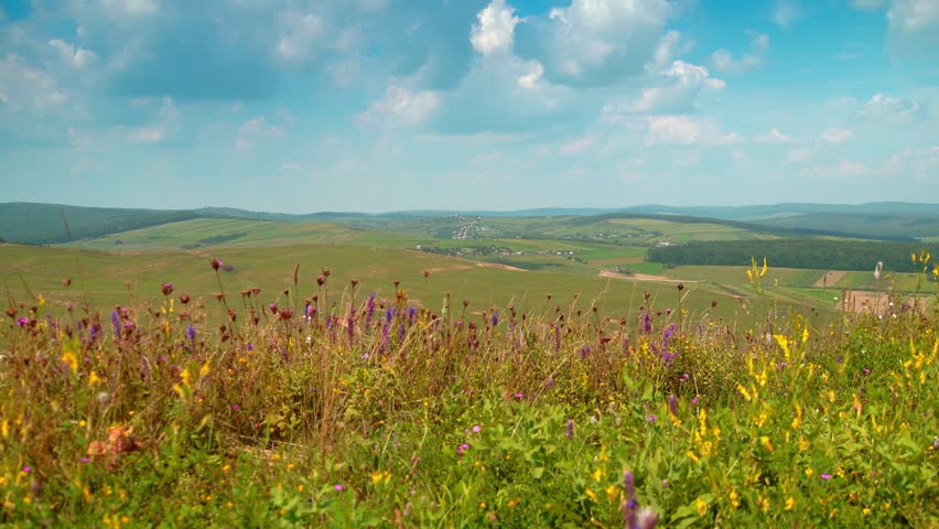 sky landscape hills