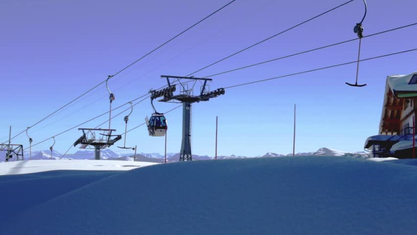 Ski lift in Austria