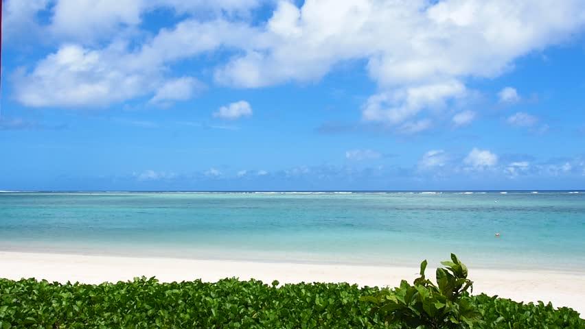 Beautiful beach resort in Guam