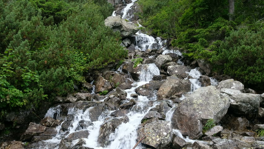 Beautiful waterfall in Great Smoky Mountains National Park