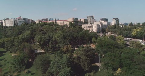 A magnificent 4k aerial flight over Istanbul Technical University. Turkey. Istanbul Technical University is the world's third-oldest technical university. 