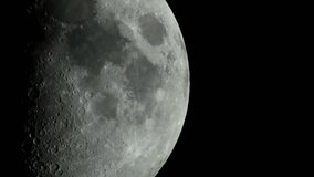Moon video / The Moon is an astronomical body that orbits planet Earth and is Earth's only permanent natural satellite. It is the fifth-largest natural satellite in the Solar System