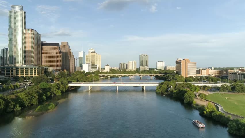 4K Aerial Timelapse South First Austin