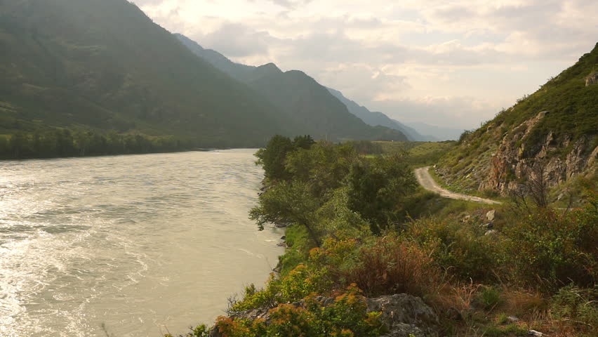 Katun River in the Altai Mountains, Altai Republic, Russia