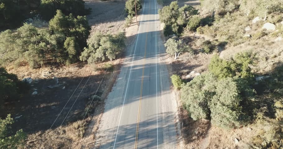 An open road surrounded by nautre