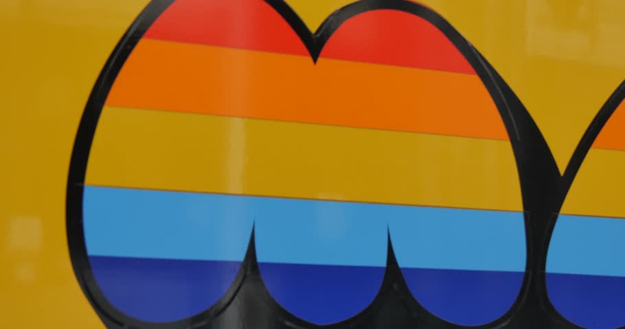 Magical Mystery Tour Bus, Liverpool, Merseyside, Lancashire, England, UK, Europe