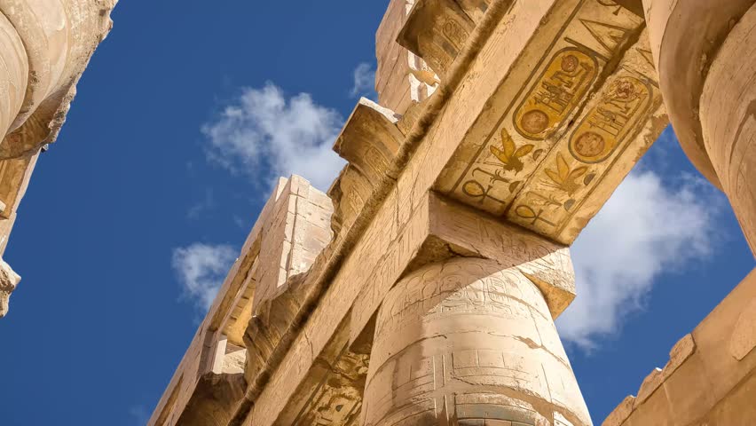 Karnak Temple, Egypt. Karnark is Stock Footage Video (100% Royalty-free