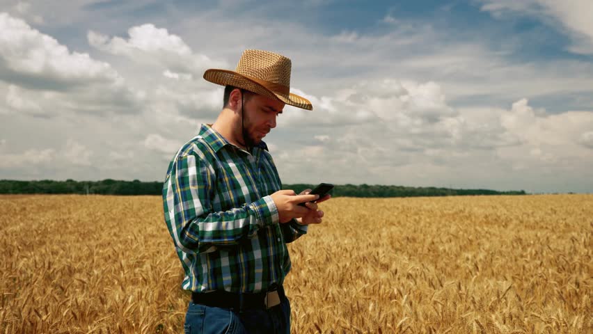 farmer with hat