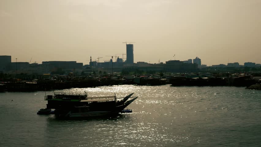 Doha harbor view.