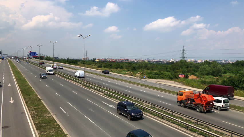 Time Lapse of Ring Road Sofia, C