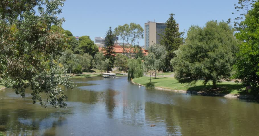 Cruising River Torrens, Adelaide, South Australia, Australia