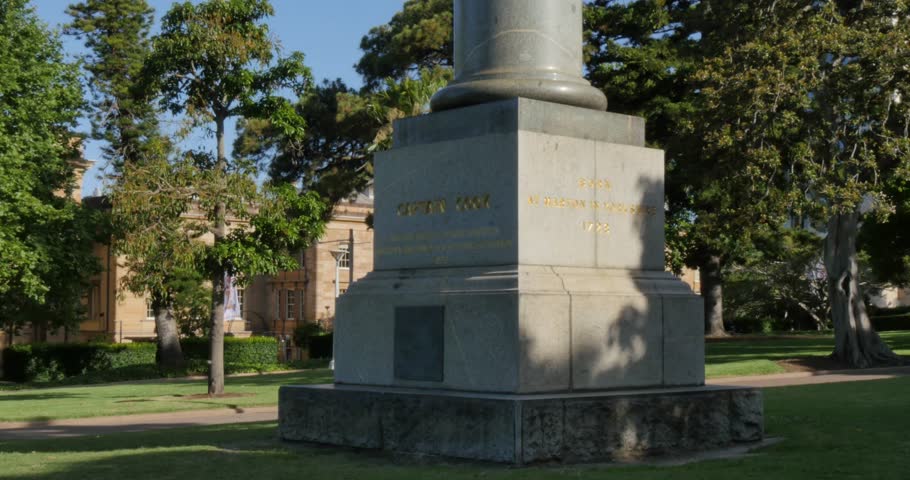 Captain Cook Statue in Hyde Park, Sydney, New South Wales, Australia