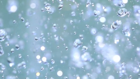 Clear water drop  in slow motion  Macro 
