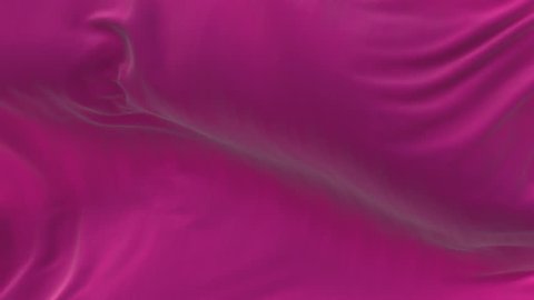 4k seamless Wave pink satin fabric Background.Silk cloth fluttering in the wind.tenderness and airiness.3D digital animation of a waving cloth. cg_06382_4k Video Stok