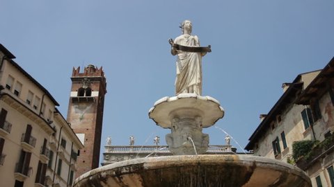 Verona, View of the Fountain