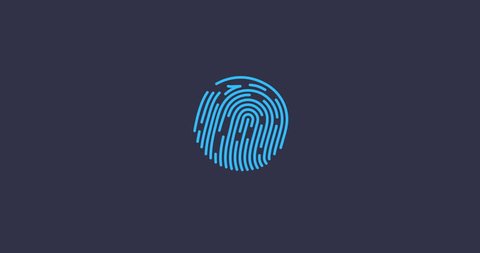 Animation Finger Print Scanning Identification Biometric Stock Footage  Video (100% Royalty-free) 1014868105 | Shutterstock