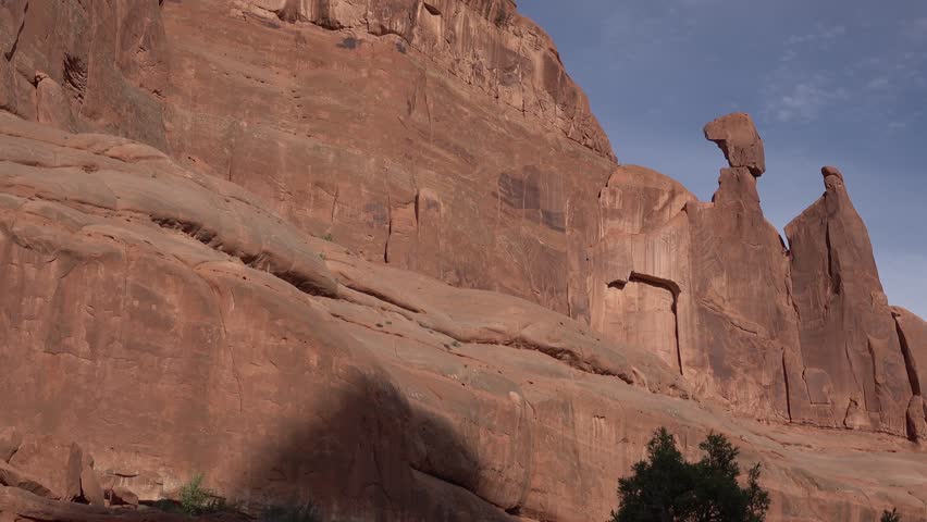 Erosion red rocks. Canyonlands National Park is in Utah near Moab. 