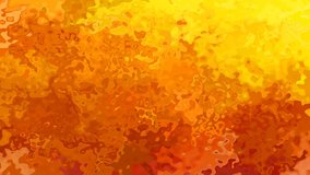 abstract animated stained background seamless loop video - watercolor effect - yellow orange red color - hot summer day
