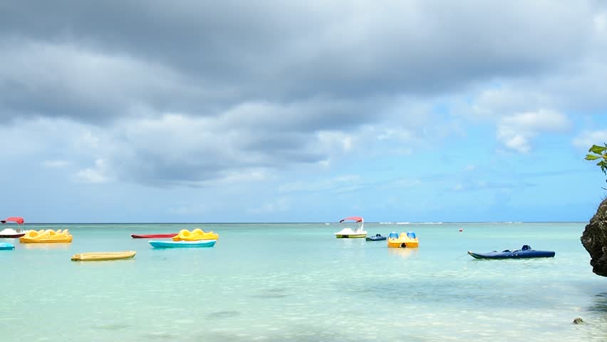 Tropical beach resort, Guam