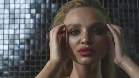 Wet naked breasts Stock Video Footage - 4K and HD Video Clips