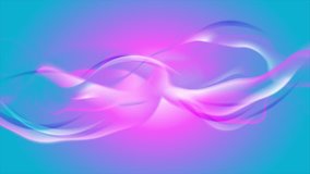 Pink and blue liquid abstract waves motion design. Seamless looping. Video animation Ultra HD 4K 3840x2160