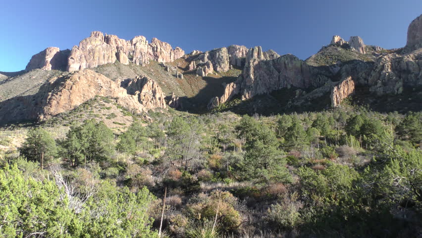 Mountain Dry Season Chisos Mountains in Texas