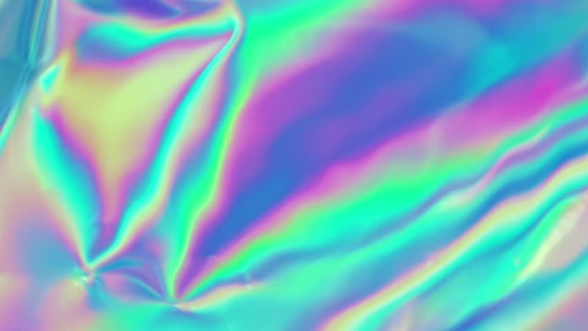 Holographic Pastel Color Animation. Liquid Stock Footage Video (100%