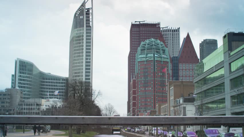 TIME LAPSE: The skyline from The Hague, a city in the Netherlands